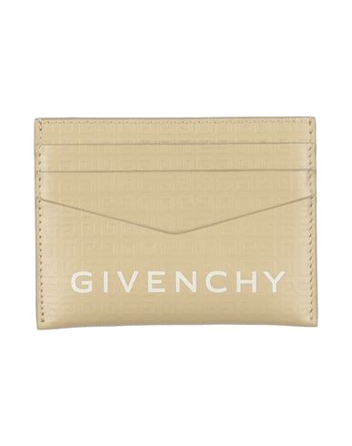 Givenchy Woman Cardholder Sage Green Size - Calfskin In Green