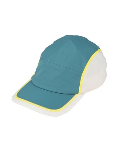 Lacoste Sport Man Hat Deep Teal Size Onesize Polyester In Blue