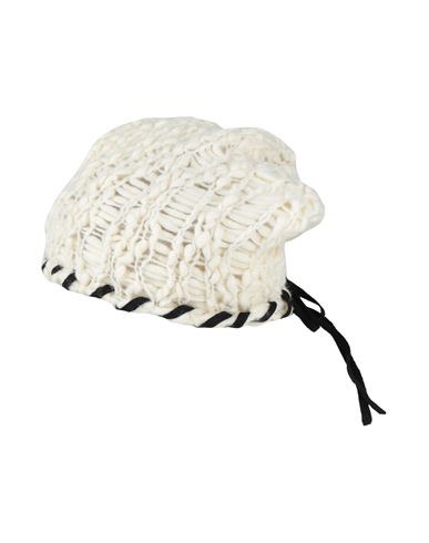 By Malene Birger Woman Hat Off White Size Onesize Wool, Polyester, Merino Wool In White