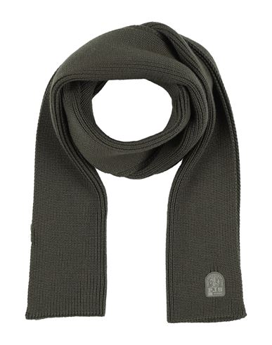 Parajumpers Man Scarf Military Green Size - Wool In Green