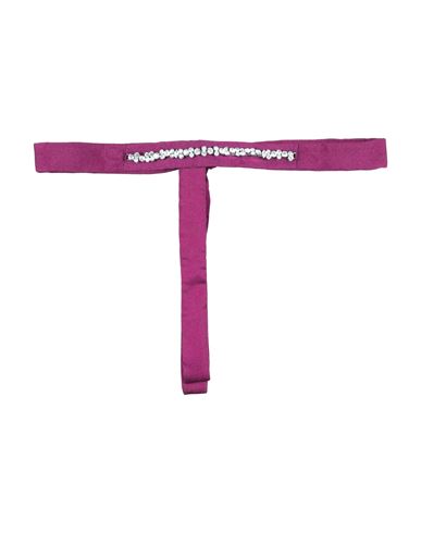 Emme By Marella Woman Belt Purple Size M Polyester In Purple