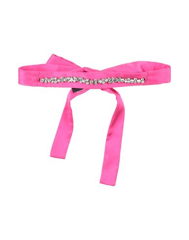 Emme By Marella Woman Belt Fuchsia Size M Polyester In Pink