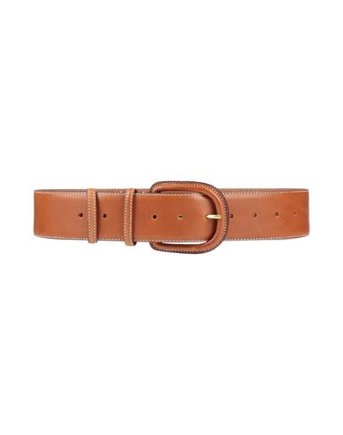 By Malene Birger Woman Belt Tan Size S/m Leather In Brown
