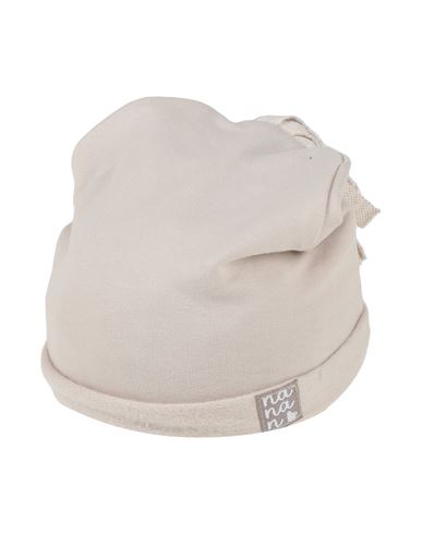 Nanán Newborn Boy Hat Beige Size Onesize Cotton, Elastane In Neutral