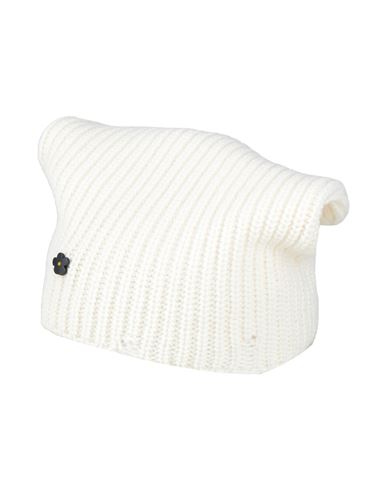 A Paper Kid Man Hat Cream Size Onesize Merino Wool, Cashmere In White