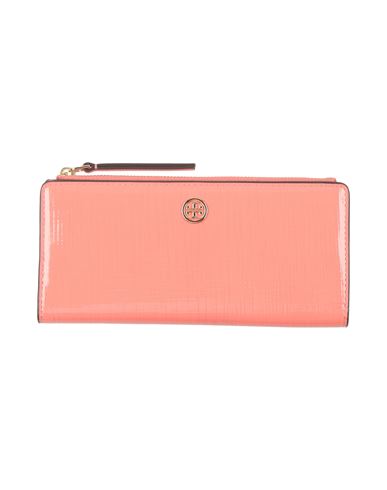 Tory Burch Woman Wallet Coral Size - Leather