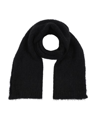 Fisico Cristina Ferrari Fisico Woman Scarf Black Size - Mohair Wool, Polyamide, Wool In Black