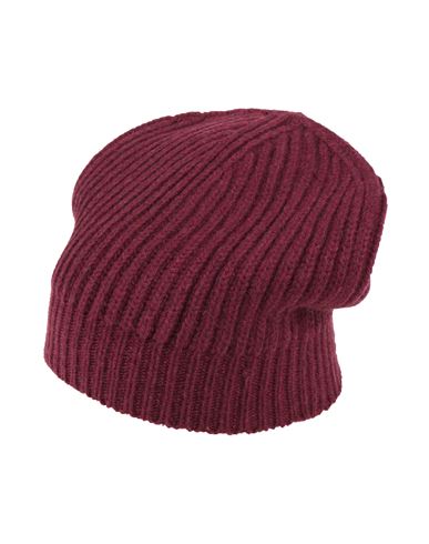 Aragona Woman Hat Burgundy Size Onesize Cashmere In Red