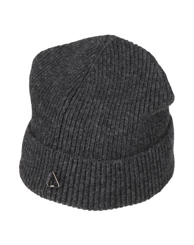 Aion Man Hat Charcoal Size Onesize Wool, Cashmere In Gray