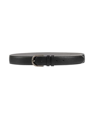 Liu •jo Man Man Belt Black Size 36 Leather In Black