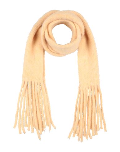 Séfr Man Scarf Pastel Yellow Size - Alpaca Wool, Nylon, Elastane In Neutral