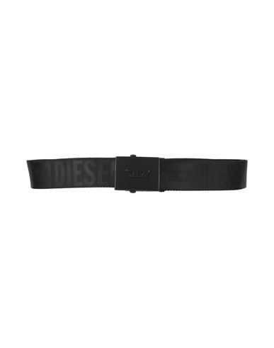 Diesel Man Belt Black Size 38 Polyamide, Polyester