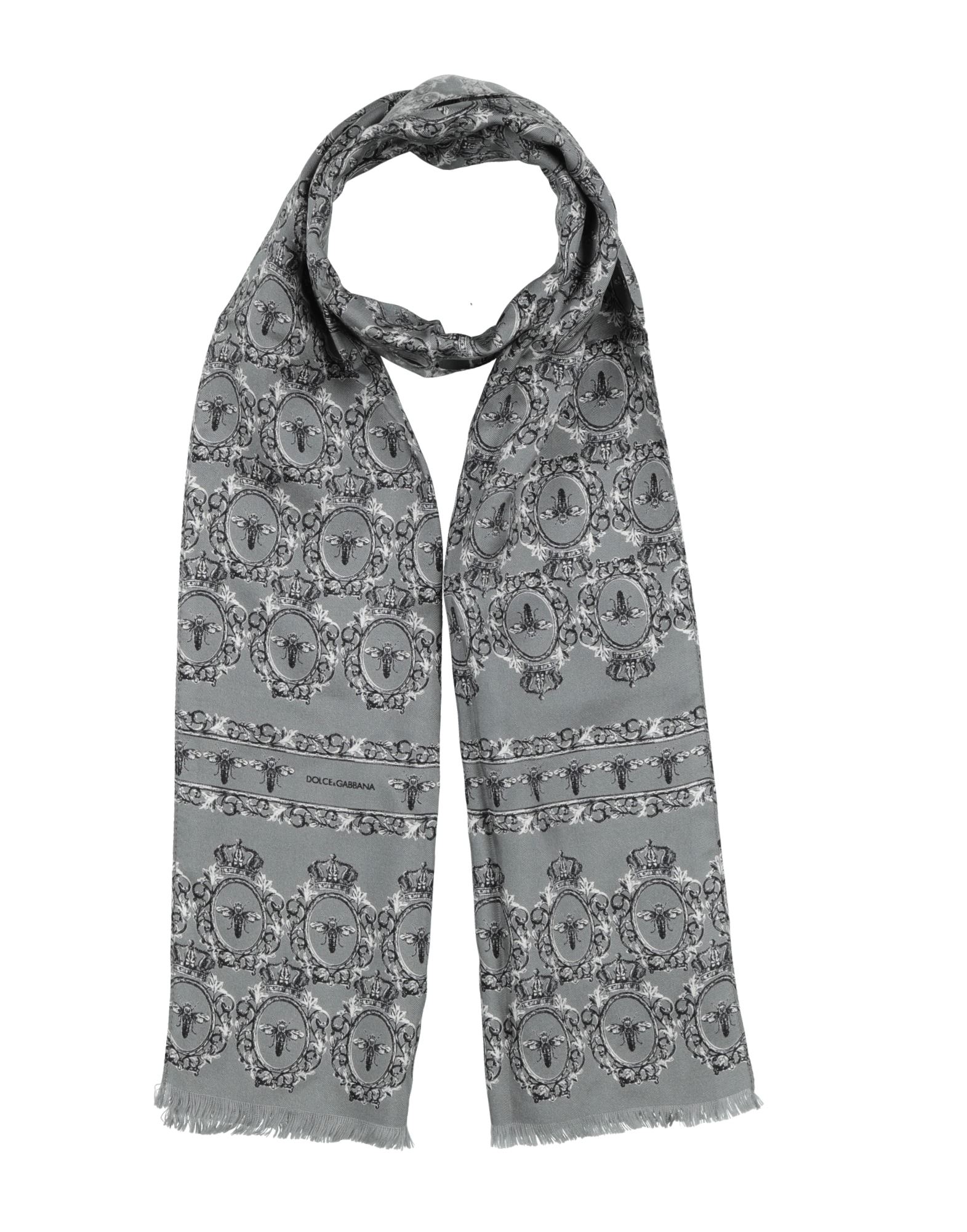 ドルチェアンドガッバーナ　メンズ　　マフラー　グレー ドルチェ＆ガッバーナ(Dolce&Gabbana) メンズマフラー | 通販