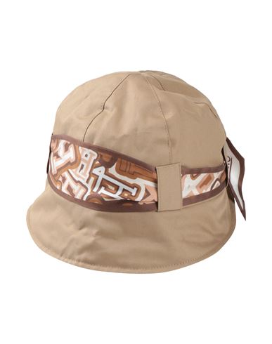 Herno Woman Hat Beige Size M Cotton In Sand