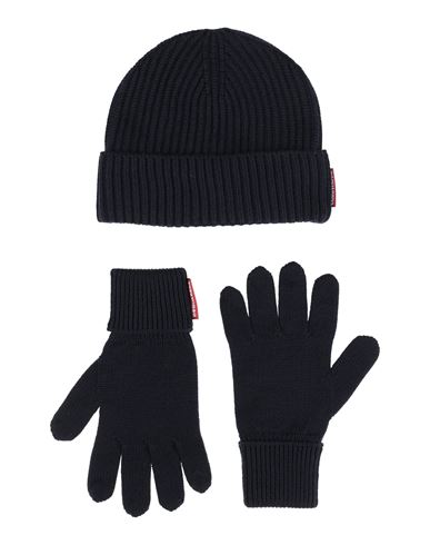 Dsquared2 Man Accessories Set Midnight Blue Size Onesize Wool In Blue