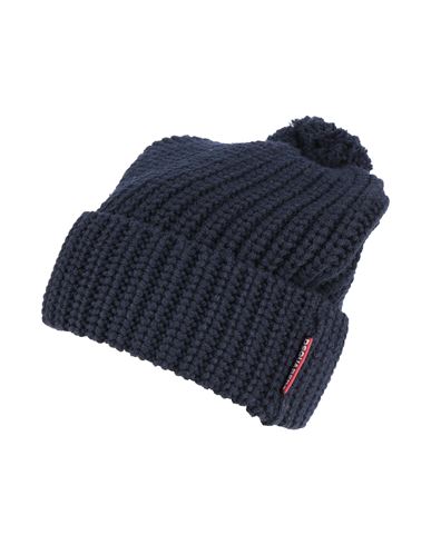 Dsquared2 Woman Hat Midnight Blue Size Onesize Wool In Blue