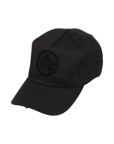Dsquared2 Man Hat Black Size Onesize Cotton In Black