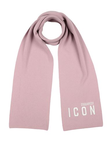 Dsquared2 Icon Woman Scarf Blush Size - Wool In Pink
