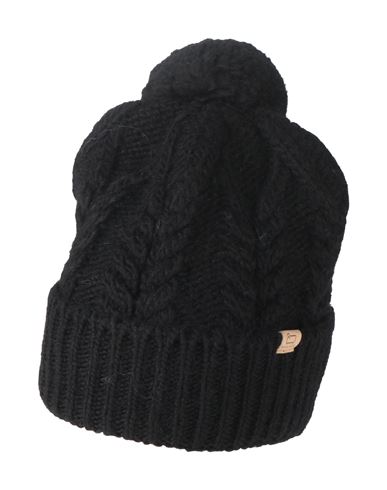 Woolrich Woman Hat Black Size M Wool, Acrylic, Alpaca Wool In Black