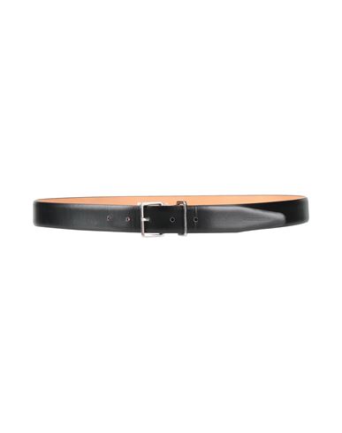 Dsquared2 Man Belt Black Size 39.5 Cowhide In Black