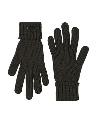 Woolrich Woman Gloves Military Green Size M Merino Wool In Green