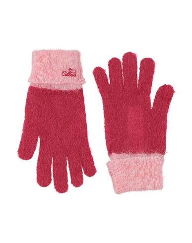 Woolrich By Daniëlle Cathari Woman Gloves Magenta Size M Mohair Wool, Polyamide, Wool In Purple