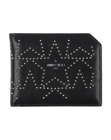 Jimmy Choo Woman Wallet Black Size - Leather In Black