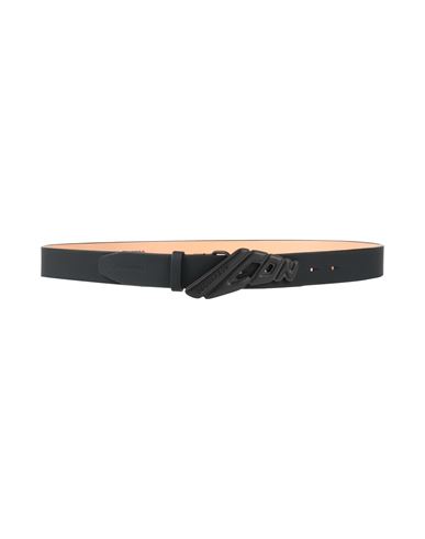 Dsquared2 Man Belt Black Size 39.5 Calfskin In Black