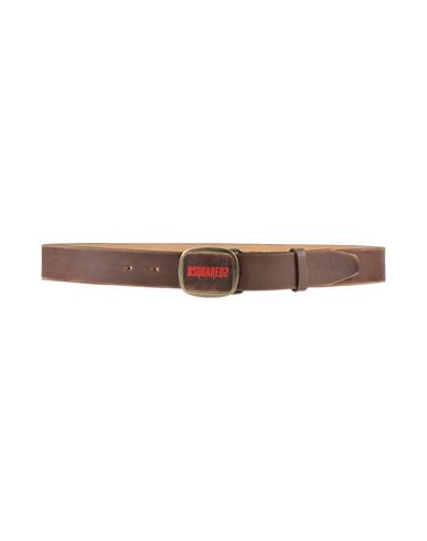 Dsquared2 Man Belt Brown Size 39.5 Leather In Brown