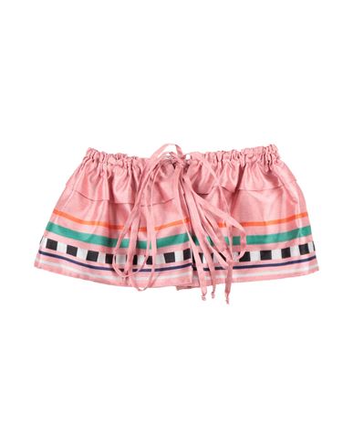 Stella Jean Woman Belt Blush Size 10 Polyester In Pink