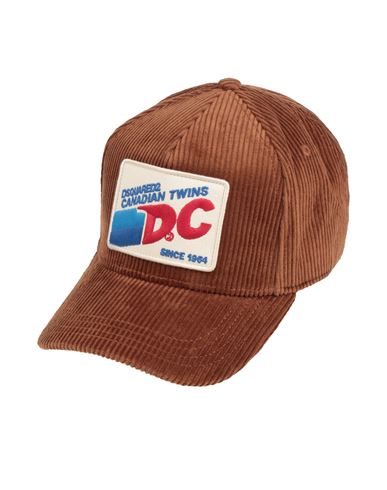 Dsquared2 Man Hat Brown Size Onesize Cotton In Brown