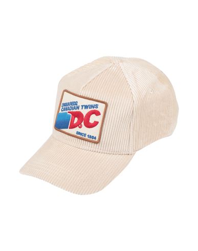 Dsquared2 Man Hat Beige Size Onesize Cotton In Sand