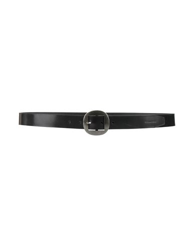 Dsquared2 Man Belt Black Size 39.5 Leather In Black