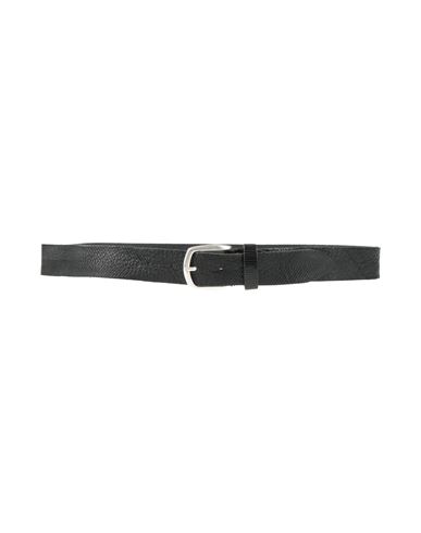 Uniform Man Belt Black Size 38 Leather In Black