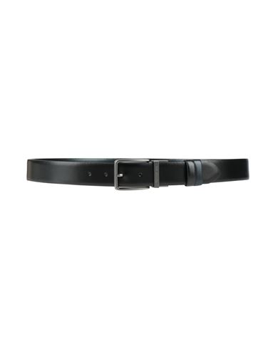Cerruti 1881 Man Belt Black Size 39.5 Cow Leather In Black