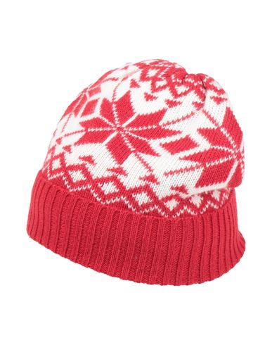 Vicolo Woman Hat Red Size Onesize Wool, Acrylic In Red