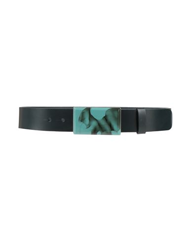 Isabel Marant Woman Belt Dark Green Size 32 Cow Leather In Green