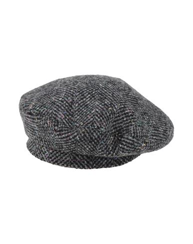 Borsalino Woman Hat Grey Size L Virgin Wool, Polyamide, Polyester In Gray