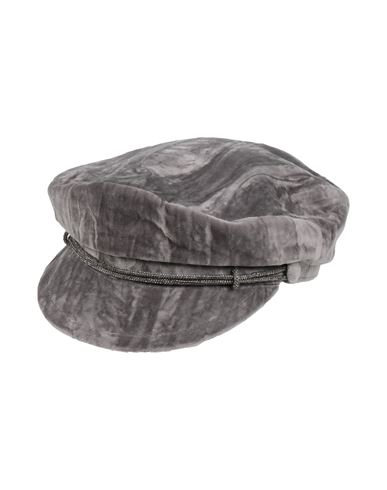 Borsalino Hat Grey Size M Cotton In Gray