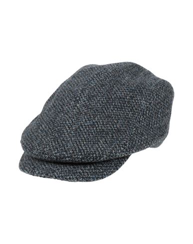Borsalino Hat Navy Size 7 ½ Virgin Wool In Navy