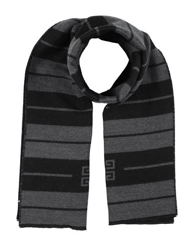 Givenchy Man Scarf Black Size - Wool, Virgin Wool
