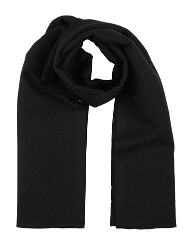Givenchy Man Scarf Black Size - Wool, Virgin Wool
