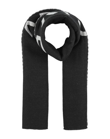 Givenchy Man Scarf Black Size - Wool, Virgin Wool In Black