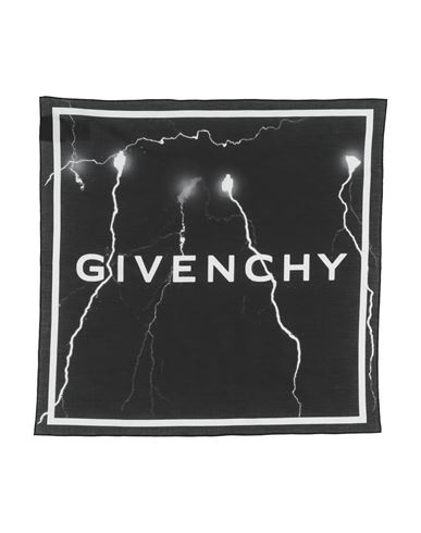 Givenchy Man Scarf Black Size - Cotton In Black