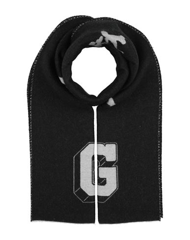 Givenchy Man Scarf Black Size - Wool, Virgin Wool, Silk In Black