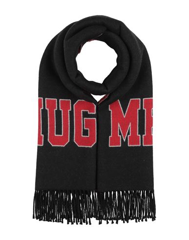 Givenchy Man Scarf Black Size - Wool In Black