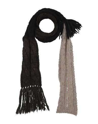 Y's Yohji Yamamoto Woman Scarf Black Size S Wool, Mohair Wool, Nylon In Black