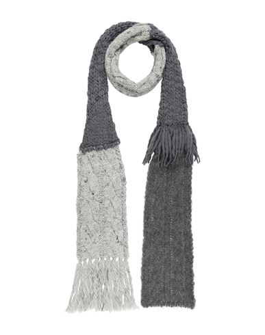 Y's Yohji Yamamoto Woman Scarf Light Grey Size S Wool, Mohair Wool, Nylon In Gray