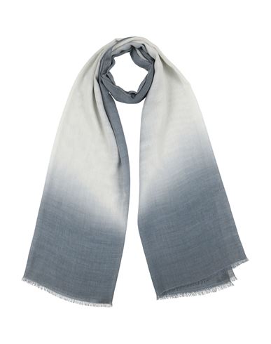 Caractere Caractère Woman Scarf Navy Size - Modal, Wool In Blue