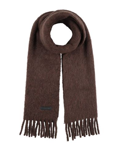 Lanvin Woman Scarf Chocolate Brown Size - Alpaca Wool, Polyamide In Brown